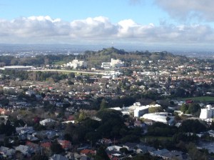 View of city from Mt. Eden