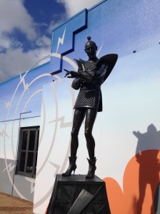 Riff Raff statue in Hamilton