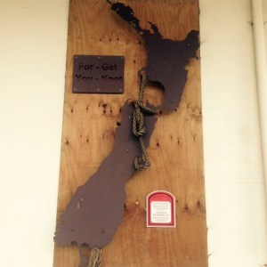 More public art in Eltham -- depicting the country coming together after the Christchurch earthquake