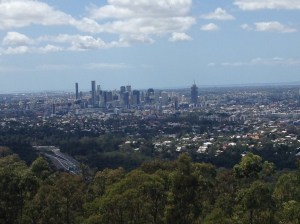 View of Brisbane area from Mt Coot-tha