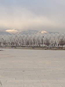 View of one of the entryway into the stadium grounds