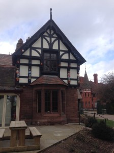 The half-timber architecture characteristic of Chester