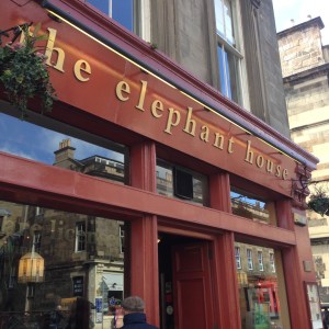 The Elephant Room Cafe where JK Rowling wrote many of the Harry Potter stories