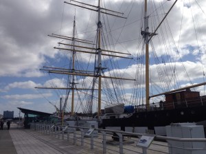 The Glenlee sailing ship which circumnavigated the world 4 times