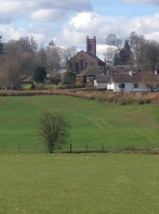 View 1 around Thornhill -- on the way to the castle