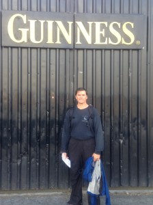 Bob before a Guinness.