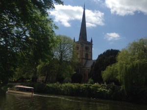 Trinity Church where Shakespeare is buried.