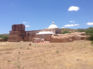 The mission at Tumacacori.