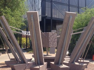 One of the many pieces of artwork around campus. Really interesting university with even a department dedicated to tree ring research.