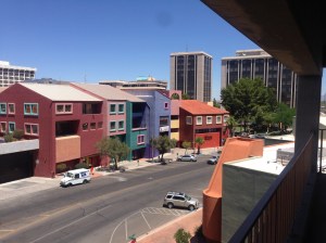 Building complex that houses the Visitor's Center where we loaded up on city info and began our walk.