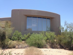 One view of the visitor's center