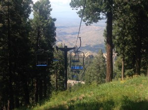 View from ski lift